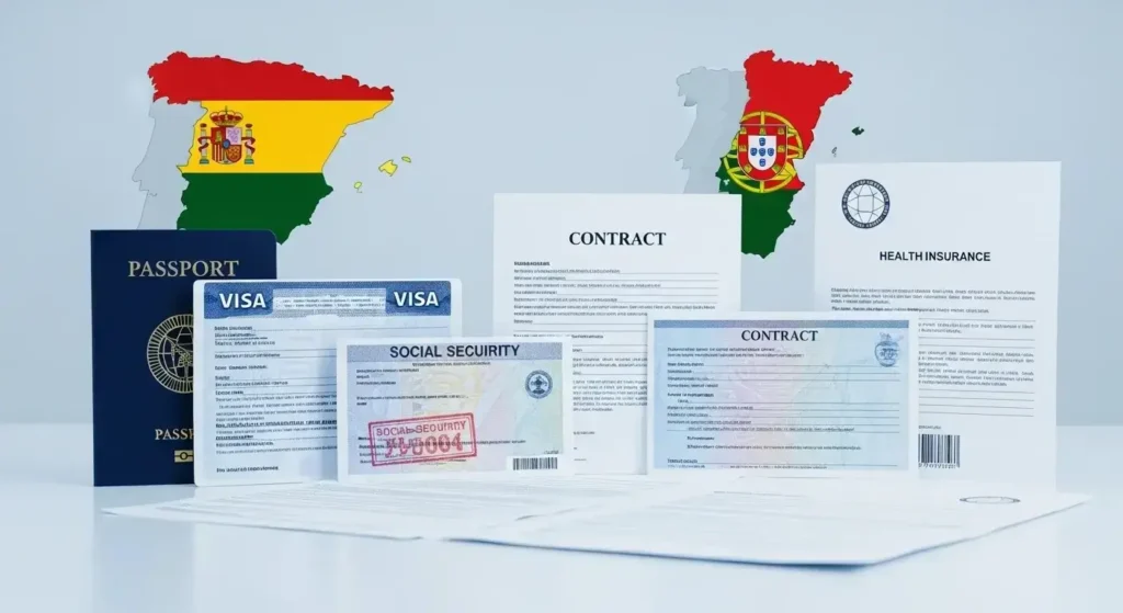Required Documents to Work in Spain or Portugal